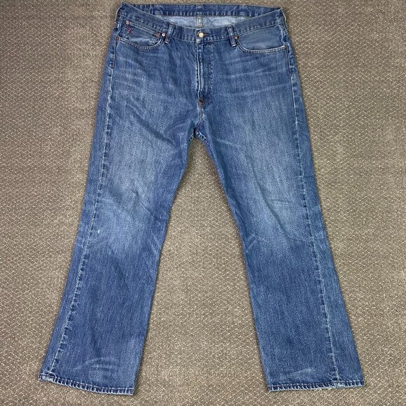 Polo Ralph Lauren Vintage 67 Jeans Men's 40 x 32 Blue Cotton - Picture 1 of 16